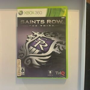 Microsoft XBOX 360 Saints Row The Third Video Game-Rated M-GUC